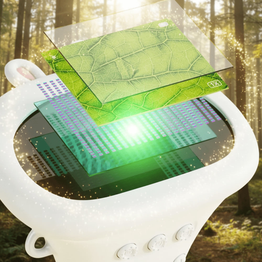 Przed i po użyciu – zbliżenie struktury liścia